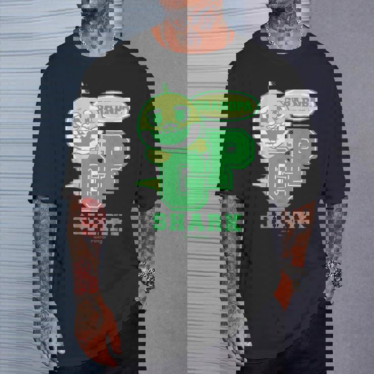 おじいちゃんシャーク・レトロ・ベイシャーク・サメもぞくプレゼント・キッズ・メンズ・ウーマンズ Tシャツ 彼への贈り物