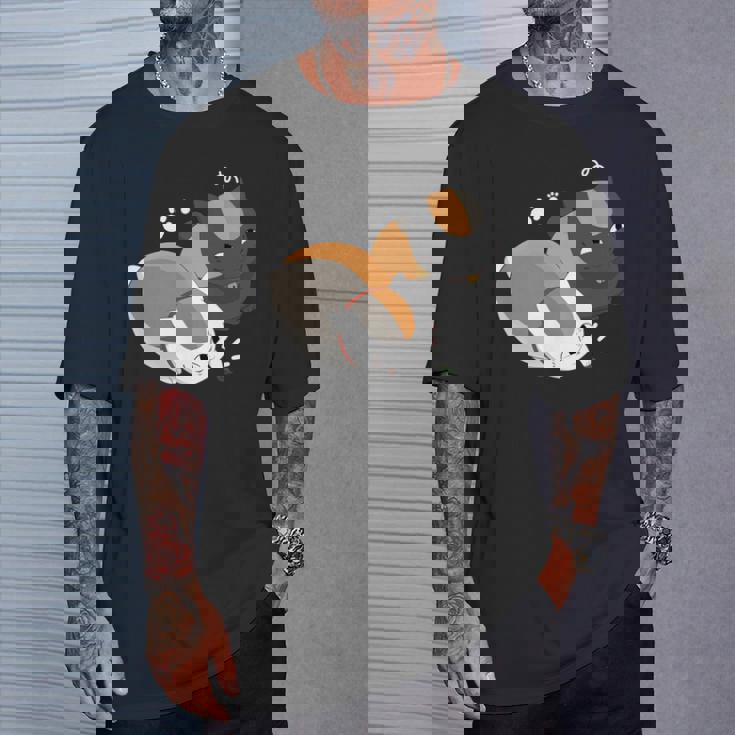 おもしろ猫ニャンコ先生 長袖tシャツ Tシャツ 彼への贈り物