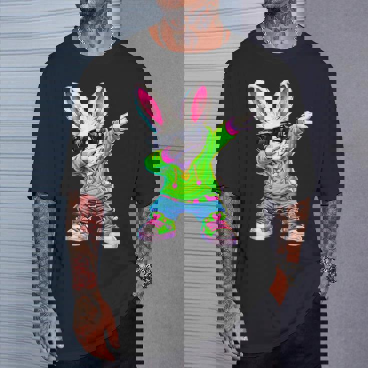 かわいい アニメ ダビングバニー ウサギ ハッピー イースター 男の子 女の子 キッズ Tシャツ 彼への贈り物