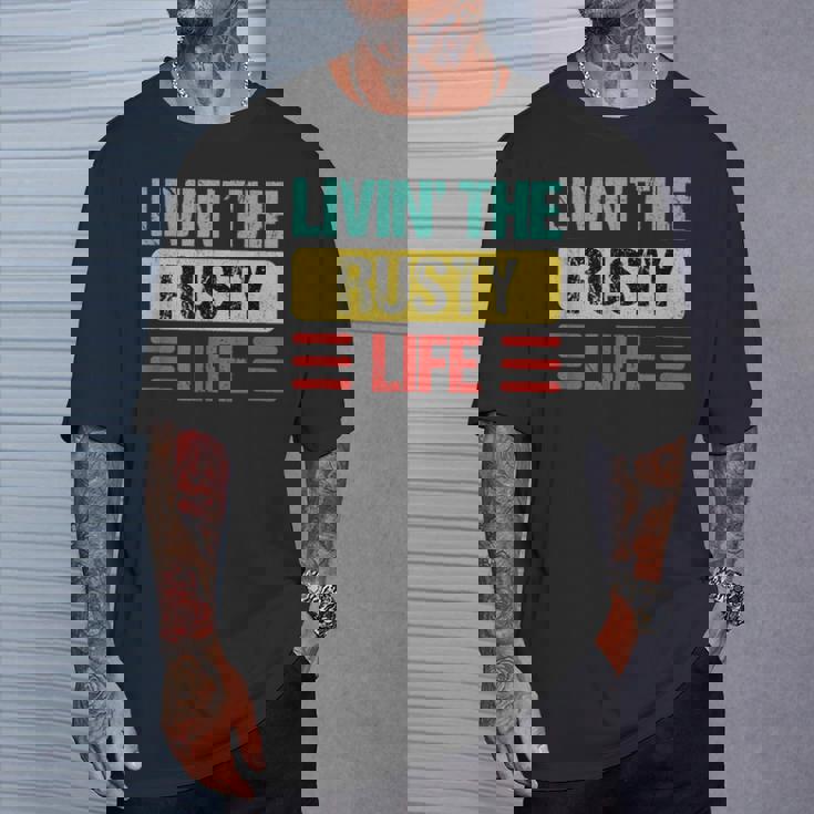 さびた名前 Tシャツ 彼への贈り物