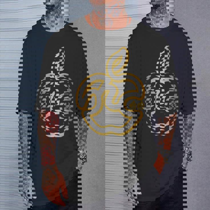 りんご フルーツ ひらがな 隠し文字 タイポグラフィ ユニーク おもしろみ デザイン Tシャツ 彼への贈り物