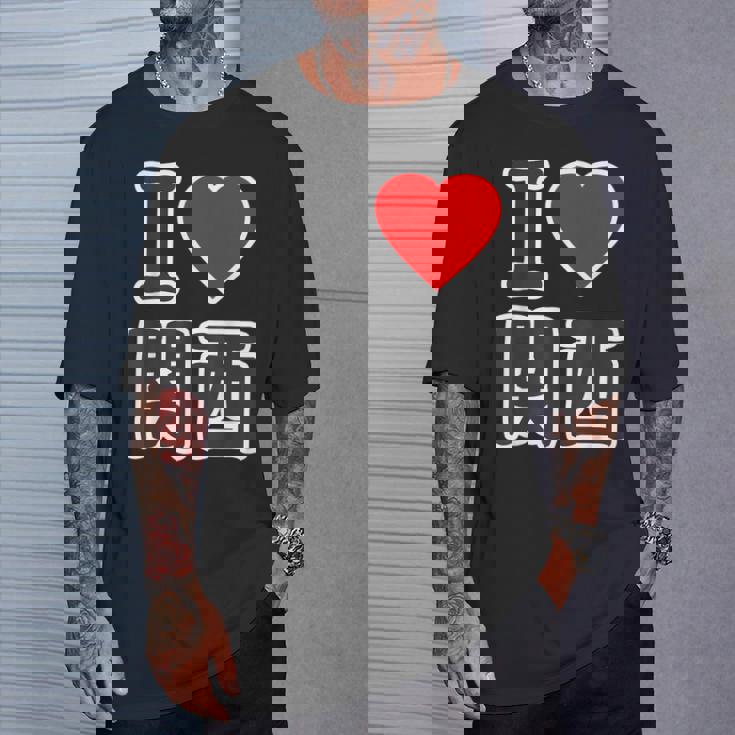 アイラブ・関西（I Love ハート）Big 大きな文字【47都道府県】Jimo-T ジモティ お土産 面白 Tシャツ 彼への贈り物