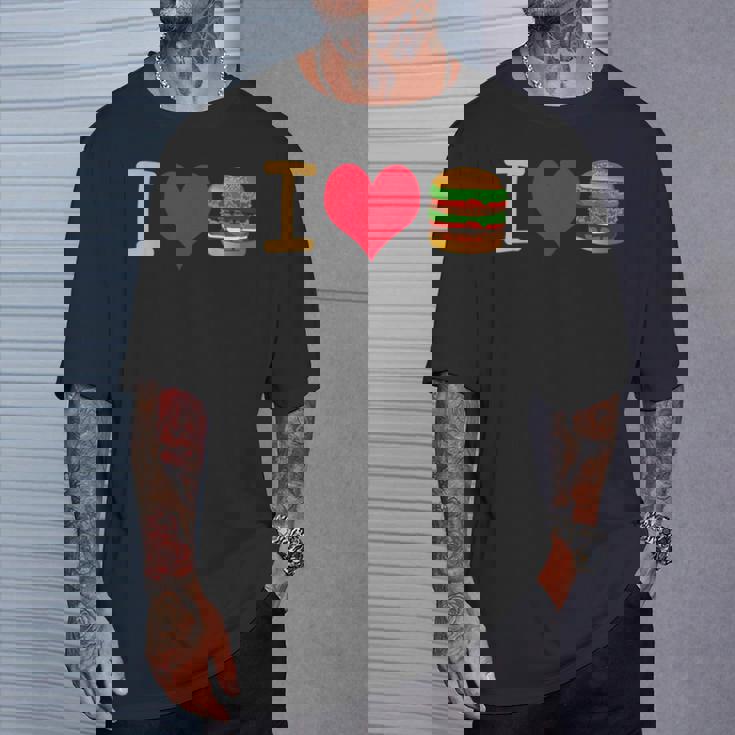 アイ・ラブ・デラックス・ハンバーガー Tシャツ 彼への贈り物