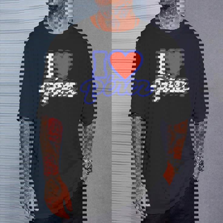 アイ・ラブ・ペレス Tシャツ 彼への贈り物