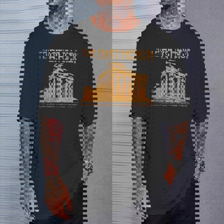 アクロポリスのパルテノン神殿 アテネ ギリシャ Tシャツ 彼への贈り物