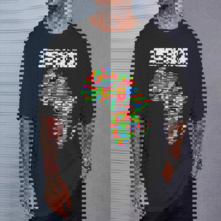 アフリカtシャツ 誇り高きアフリカ国旗大陸愛 Tシャツ 彼への贈り物