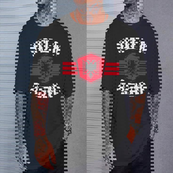 アルバニア アルバニア国旗 長袖tシャツ Tシャツ 彼への贈り物