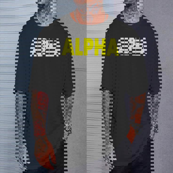 アルファ 長袖tシャツ Tシャツ 彼への贈り物