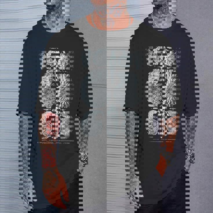 アンモナイト化石 地質学者 古生物学者研究 古生物学 Tシャツ 彼への贈り物