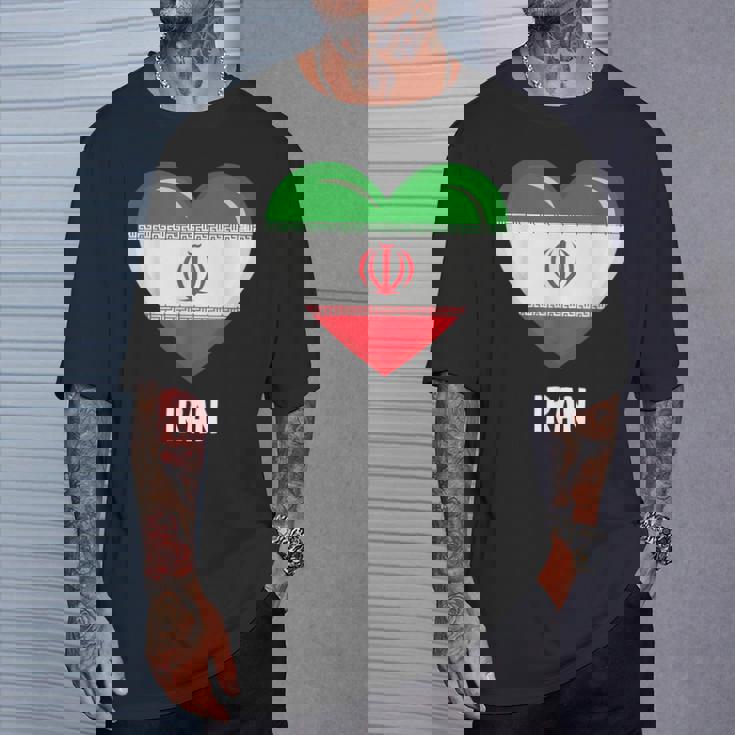 イラン国旗シャツ Tシャツ 彼への贈り物