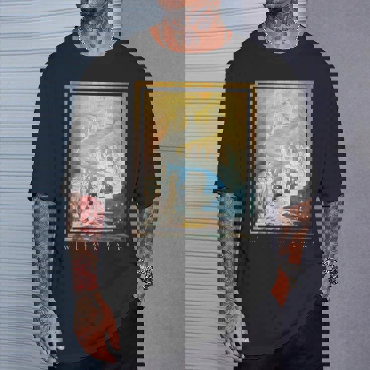 ウィリアム・ブレイク ジェイコブの梯子 芸術 象徴主義 神秘主義 魔法 William Blake Jacob Tシャツ 彼への贈り物