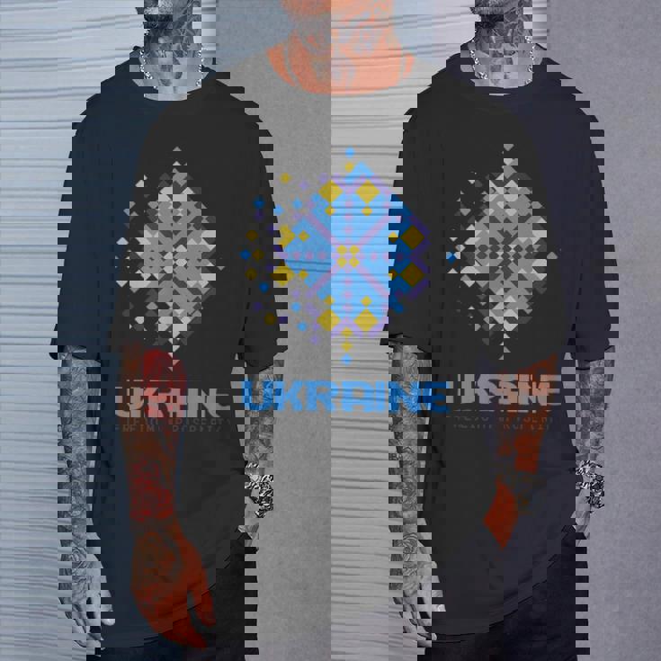 ウクライナの自由 繁栄 ウクライナ国旗 シンボル Tシャツ 彼への贈り物