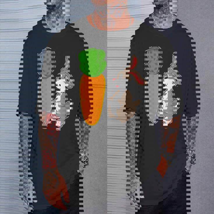 ウサギ ニンジン Tシャツ 彼への贈り物