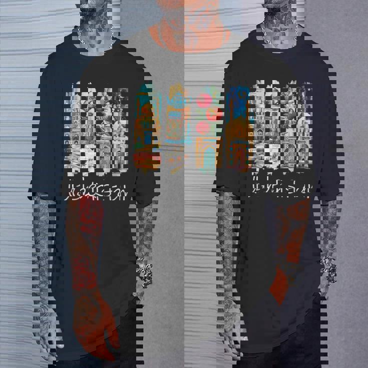 ウズベキスタン 筆文字 ウズベク バカンス お土産 ウズベキスタン Tシャツ 彼への贈り物