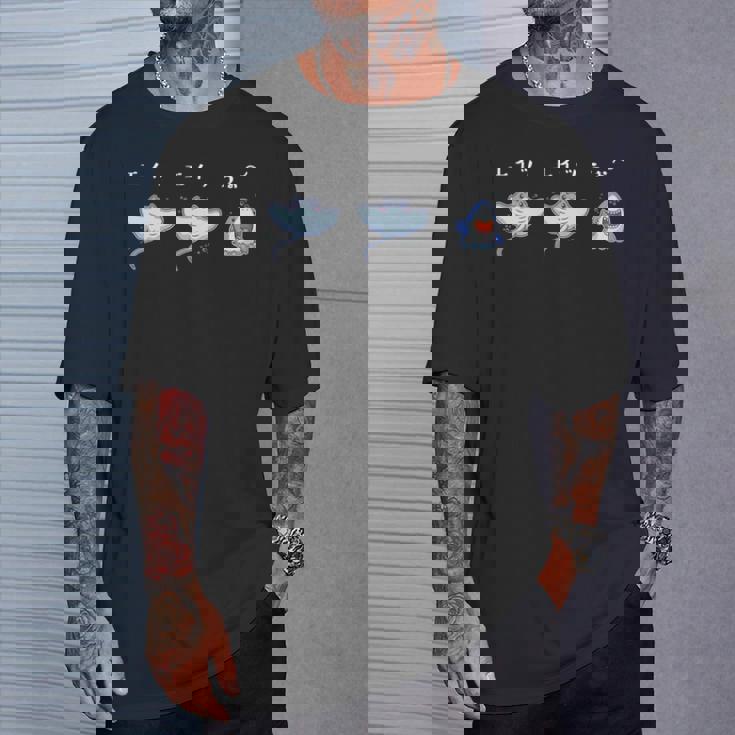 エイッエイッうぉ おもしろ 魚 ジョーク 海 シンプル パロディ 応援 エール 水族館 だじゃれ 長袖tシャツ Tシャツ 彼への贈り物