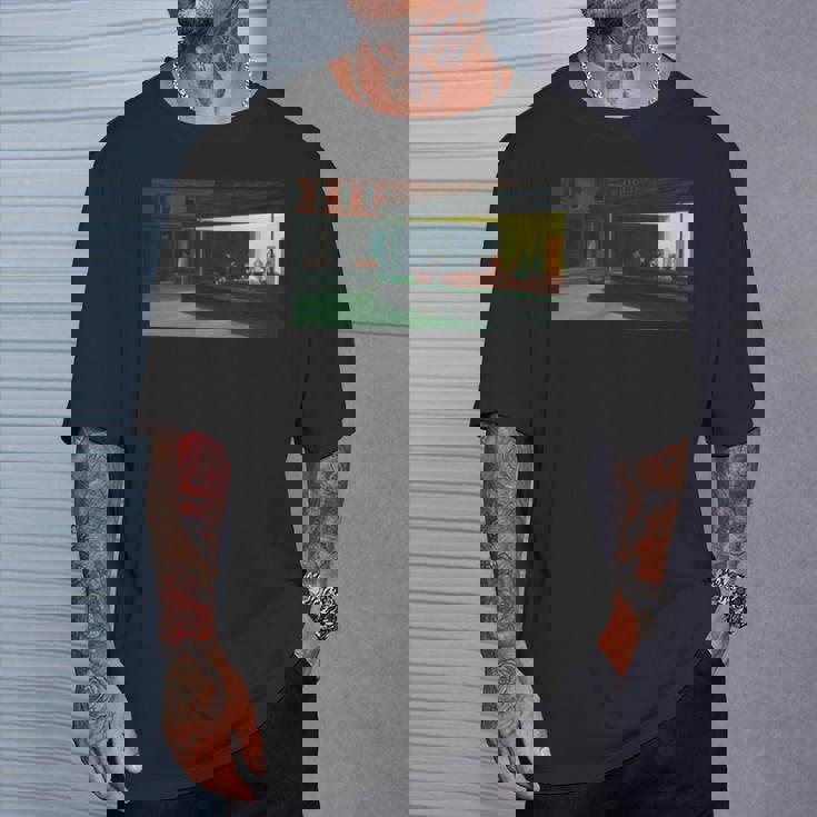 エドワードホッパーのナイトホークス 長袖tシャツ Tシャツ 彼への贈り物