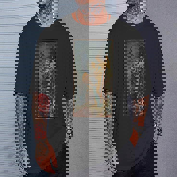 オイディプスとスフィンクス ギュスターヴ・モロー古代ギリシャ Tシャツ 彼への贈り物