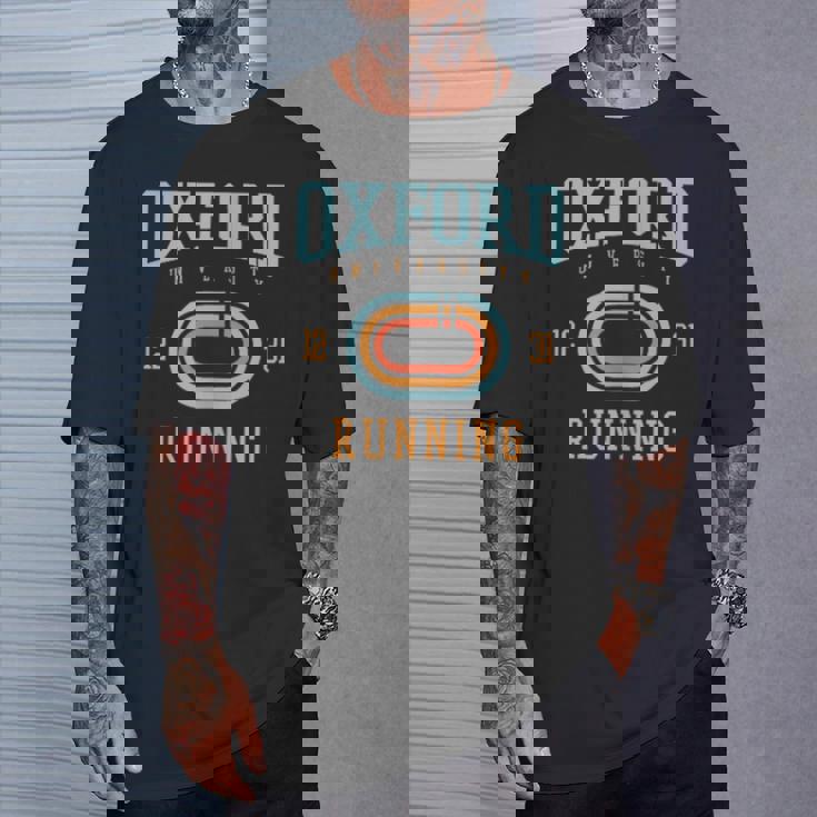 オックスフォード大学ランニング大学アカデミックスポーツpafi862。 Tシャツ 彼への贈り物