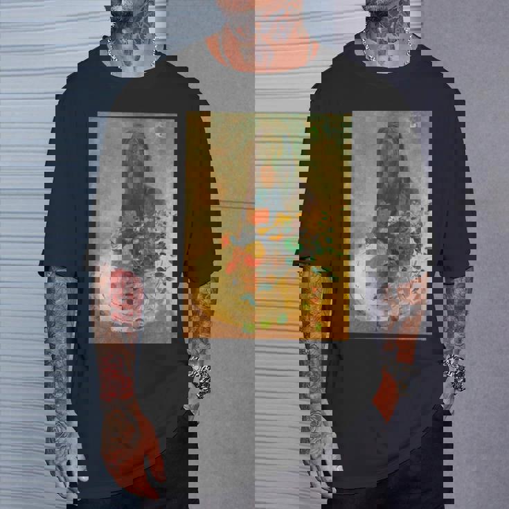 オディロン・ルドンによるミステリー Tシャツ 彼への贈り物