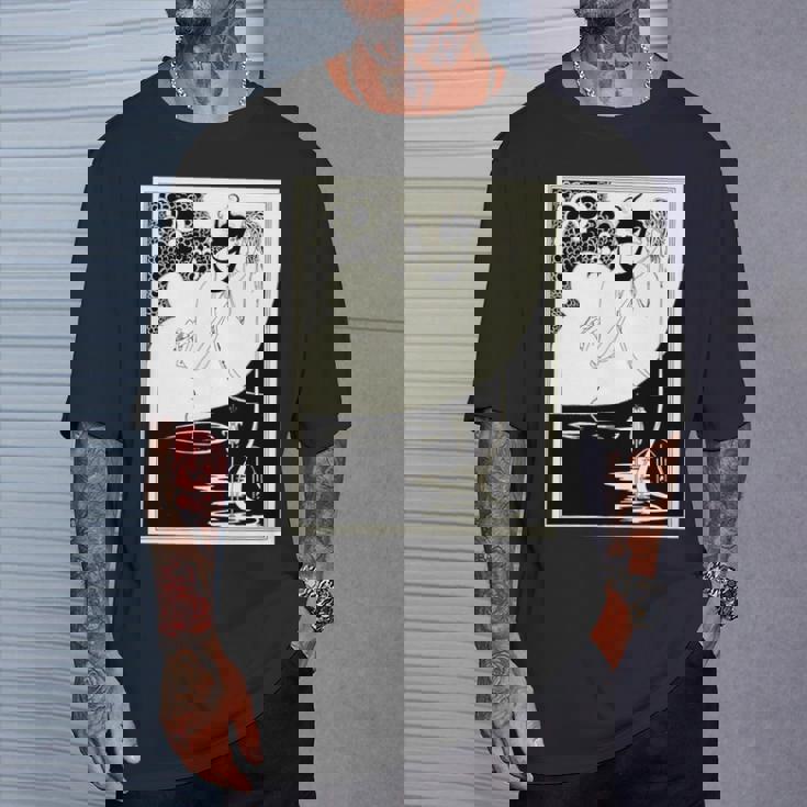 オーブリー・ビアズリーによるクライマックス1893 長袖tシャツ Tシャツ 彼への贈り物