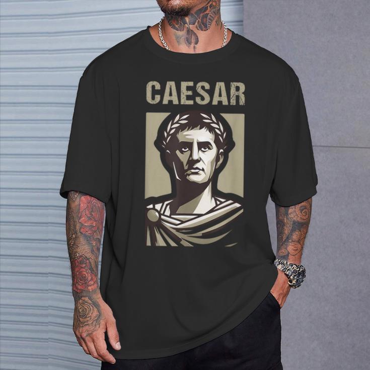 カエサル 古代ローマ ガイウス・ユリウス・カエサル ローマの歴史 Tシャツ 彼への贈り物