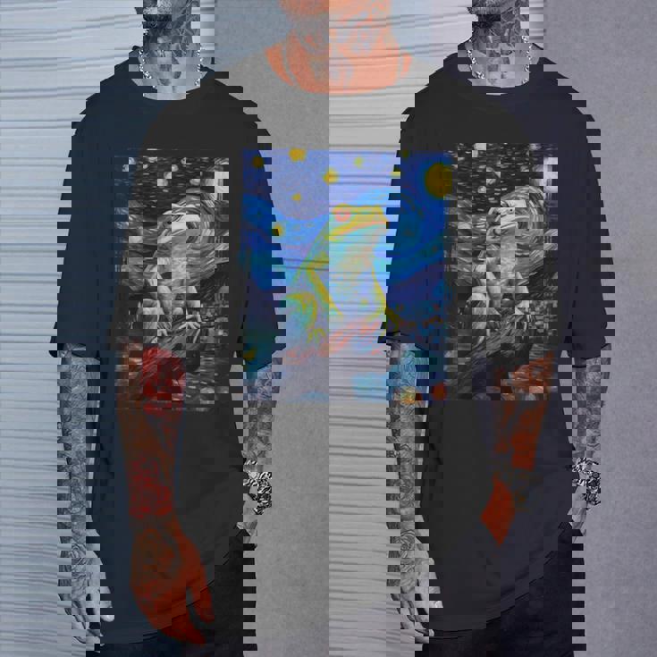 カエルキャッチャー 男の子 女の子 カエルハンター ゴッホ カエル Tシャツ 彼への贈り物