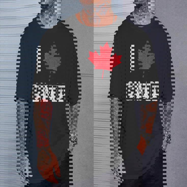 カナダ お土産 I Love Canada Tシャツ 彼への贈り物