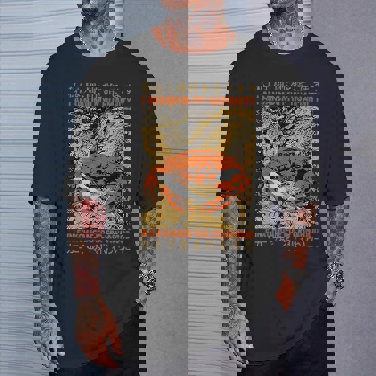 カニと引き換えに人間性を捨てる Tシャツ 彼への贈り物