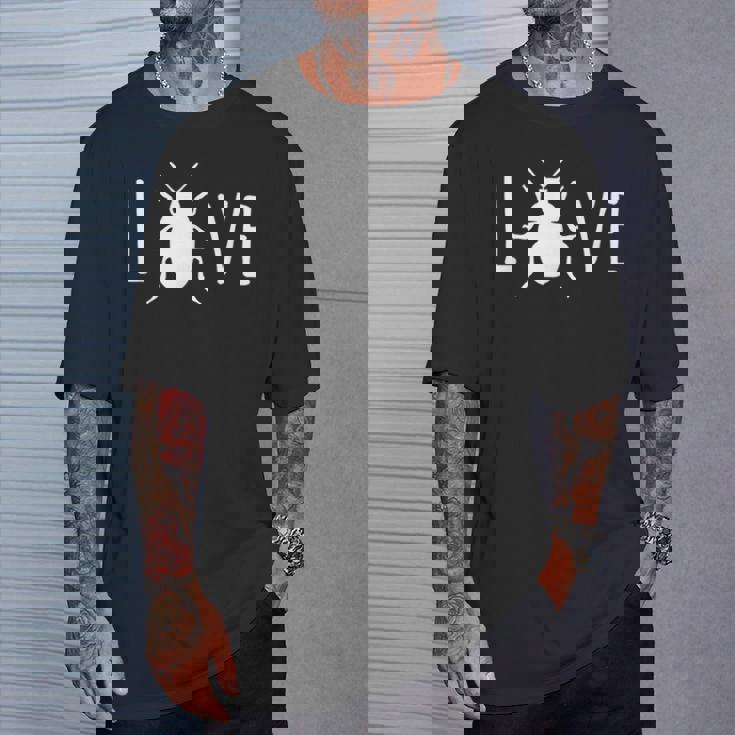 カブトムシ かわいい昆虫学の甲虫学 Tシャツ 彼への贈り物