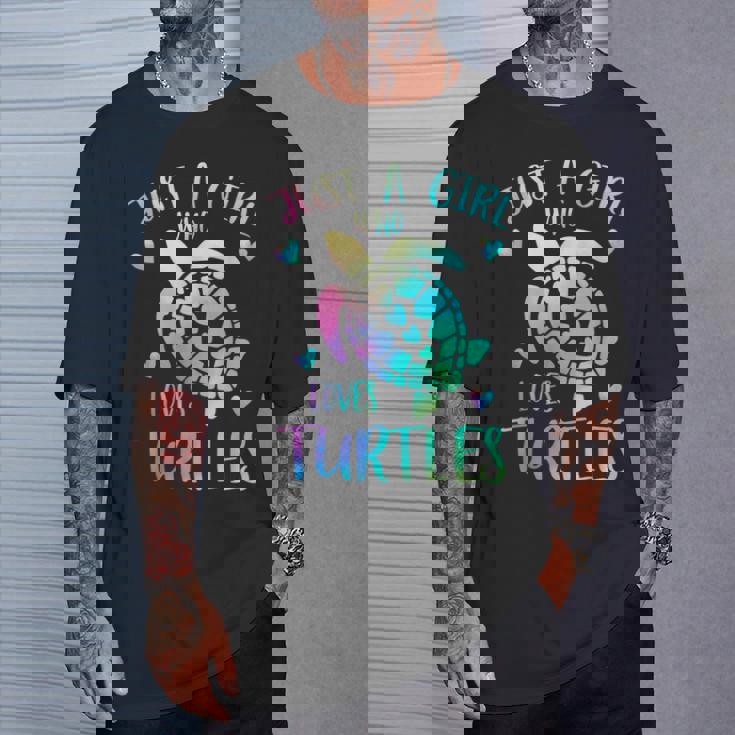 カメが大好きなただの女の子 かわいいパステルカメ Tシャツ 彼への贈り物