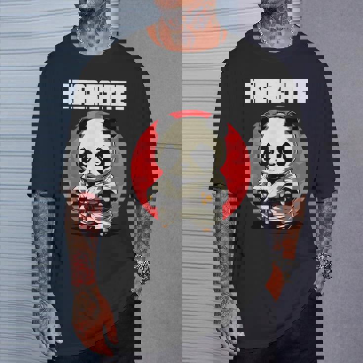 カラテカと空手パンダ Tシャツ 彼への贈り物