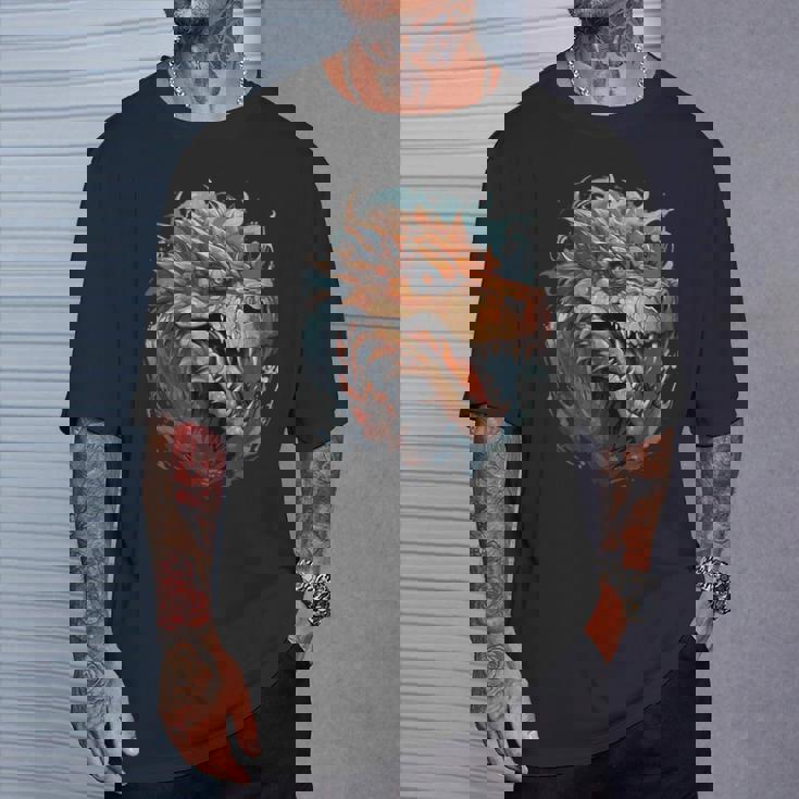 カラフルドラゴンi キッズドラゴン Tシャツ 彼への贈り物