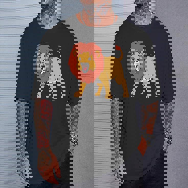 カワイイライオン 長袖tシャツ Tシャツ 彼への贈り物