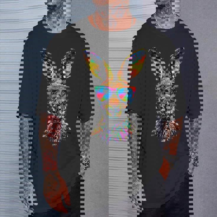 カンガルー オーストラリア ラブ・アウトバック ワイルド・スウィート・カンガルー Tシャツ 彼への贈り物