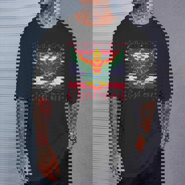 ガルーダ タイ タイ ジャカルタ 精神性 観光客 Tシャツ 彼への贈り物