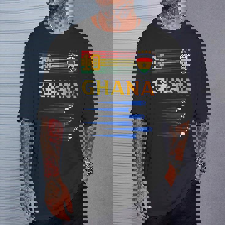 ガーナ サッカージャージ ガーナ国旗 サッカー愛好家 Tシャツ 彼への贈り物