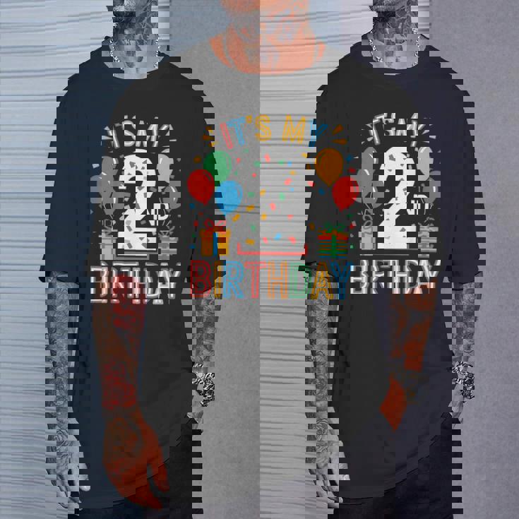 キッズ キッズ 2 歳の誕生日シャツ 男の子 幼児 2 人 2 歳の誕生日 Tシャツ 彼への贈り物