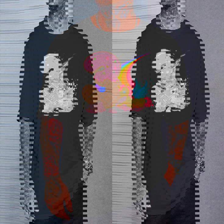 キッズ I Am 3 かわいいユニコーン 誕生日ギフト 女の子向け Tシャツ 彼への贈り物