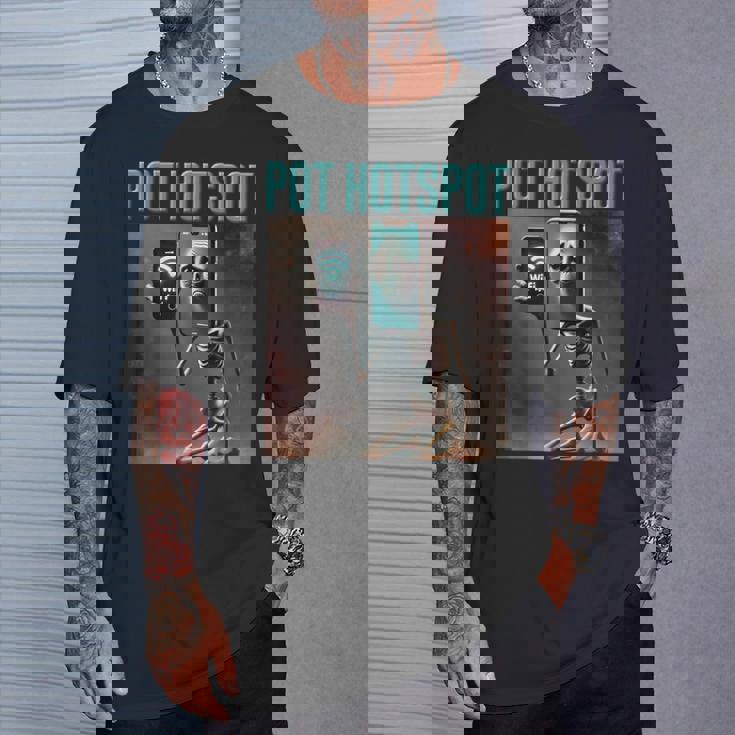 キッズ トレンド ミーム ブレイン ロート イタリアン ポット ホットスポット スケルトン Tシャツ 彼への贈り物