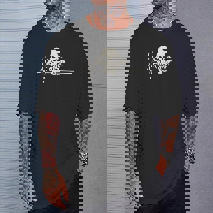 クトゥルフ ハートビート キュート コズミックホラー クトゥルフ 心電図 Tシャツ 彼への贈り物