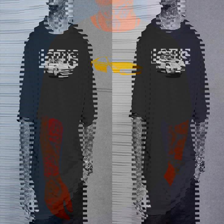 クラシック ブリティッシュ ロータス エスプリ スポーツカー 長袖tシャツ Tシャツ 彼への贈り物