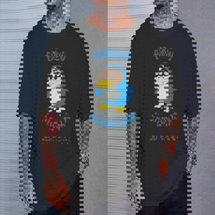 クレヨンしんちゃん ぺんぎんしんちゃん ワンポイント 長袖tシャツ Tシャツ 彼への贈り物