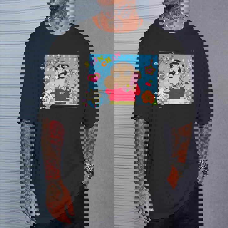 クレヨンしんちゃん 平成ごっこ しんちゃん 長袖tシャツ Tシャツ 彼への贈り物