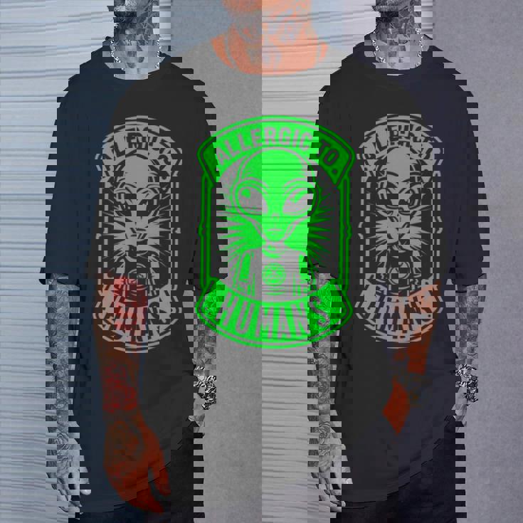 コズミックバランス ビジュアルユーモアコンセプト 長袖tシャツ Tシャツ 彼への贈り物