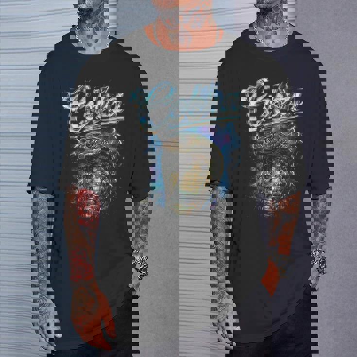 コブラ ヴィンテージ 90年代 レトロ 面白い コブラ 80年代 蛇好き Tシャツ 彼への贈り物