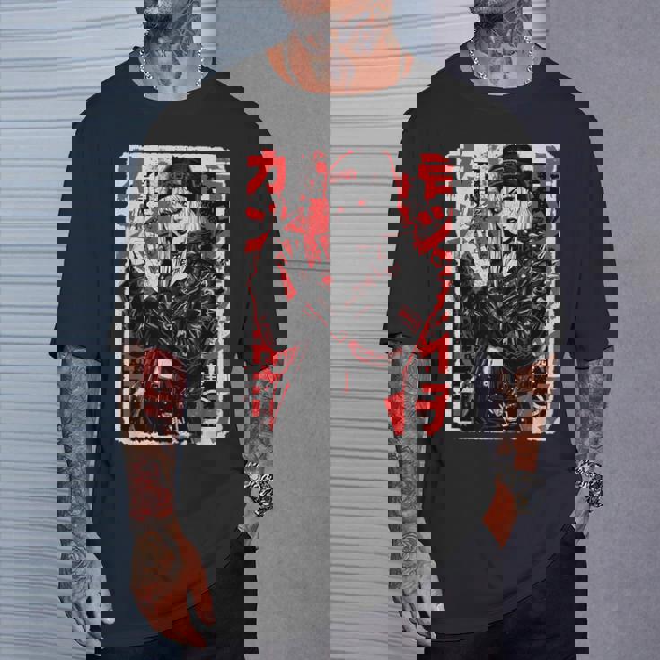 サイバーパンク パンクガール 日本のストリートウェア Tシャツ 彼への贈り物