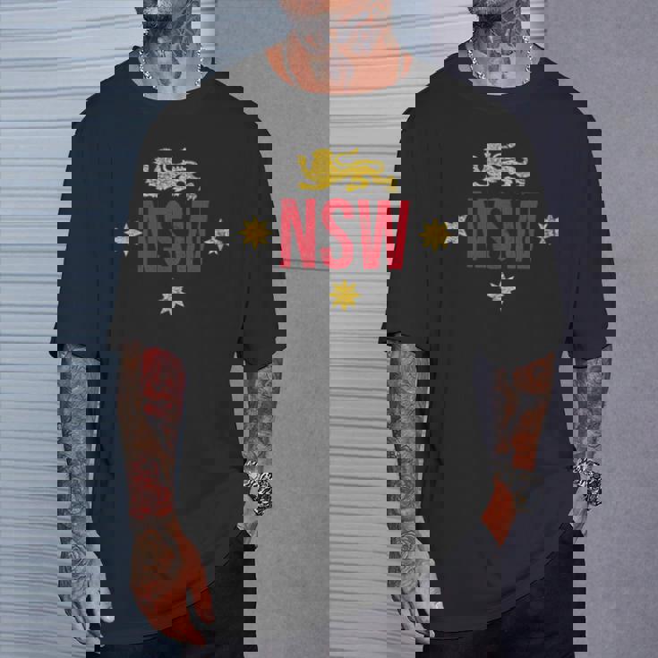 サウスウェールズ Nsw ライオンフラッグ オーストラリア Tシャツ 彼への贈り物