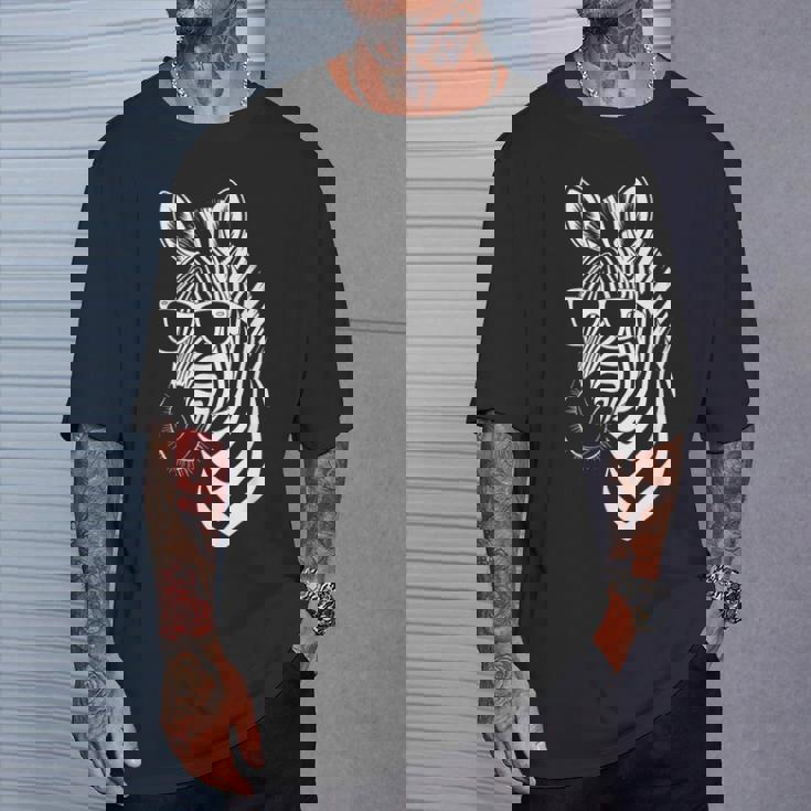 サングラス付きゼブラ おもしろゼブラ Tシャツ 彼への贈り物