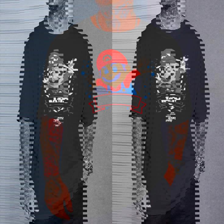 ザ・スーパーマリオギャラクシー・ムービー Mario Champion Tシャツ 彼への贈り物