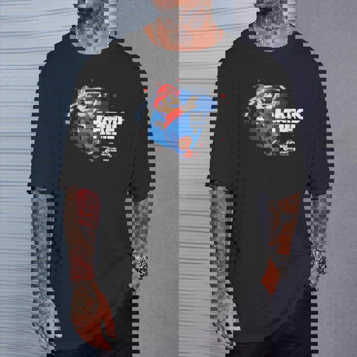 ザ・スーパーマリオギャラクシー・ムービー Timepin Tシャツ 彼への贈り物